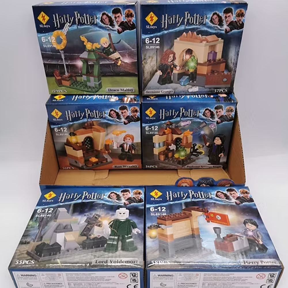 Конструктор HARRY POTTER 6 видів від 55 деталей