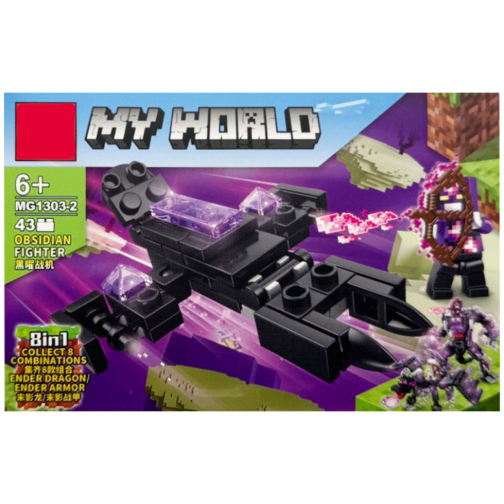 Конструктор minecraft MG1303 Від 40 дет. (в асортименті)