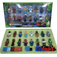 Конструктор Minecraft 16 героїв у коробці 32×17×2 см