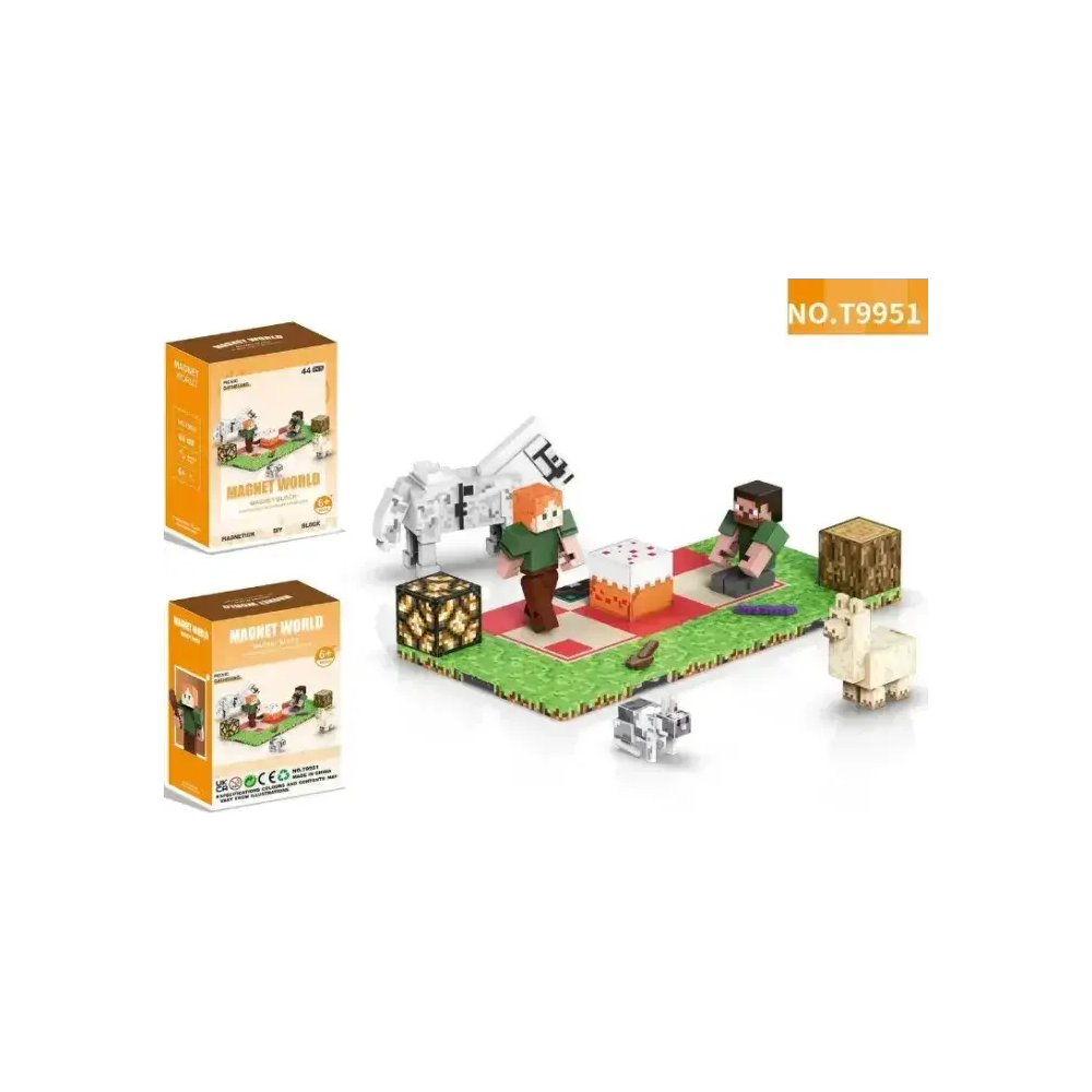 Конструктор магнітний Minecraft My world кор. 10,5*15*6см (в асортименті)