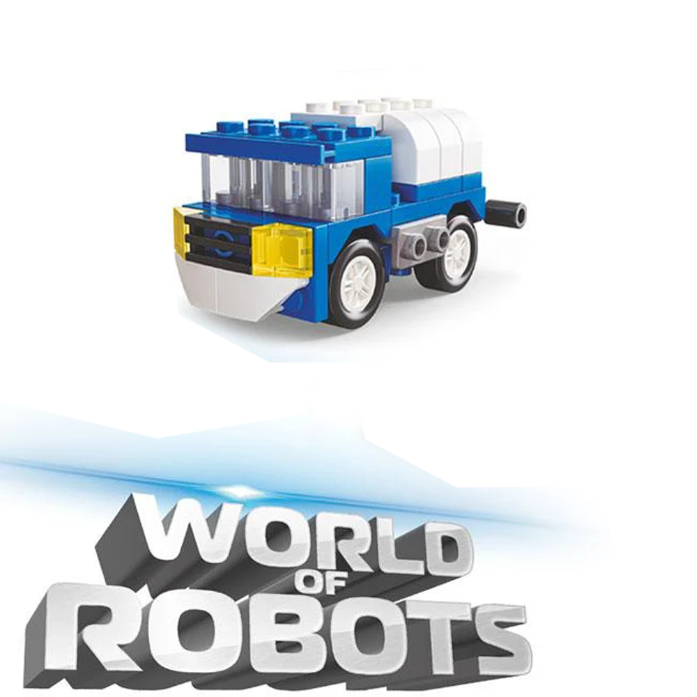 Конструктор міська серія, спецтранспорт 2в1, інерція, від 45дет, (в асортименті)