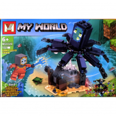 Конструктор Minecraft підводний світ MG832 131+дет. (в асортименті)