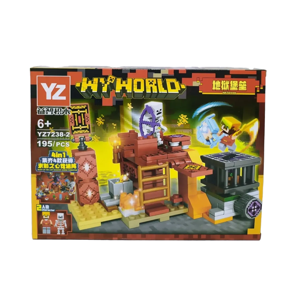 Конструктор Minecraft YZ7238 195+дет. (в асортименті)