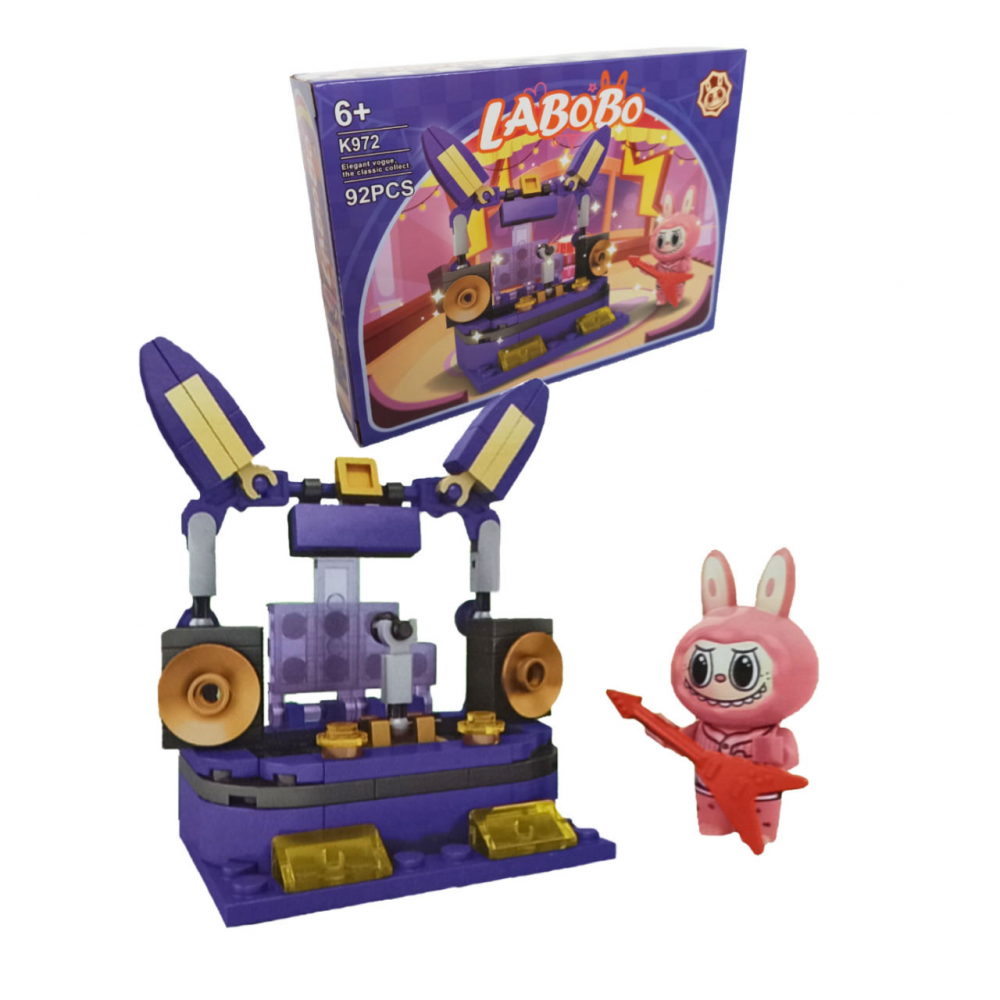 Конструктор, “Герой Лабубу” 91+дет. 19*14*5см (в асортименті)