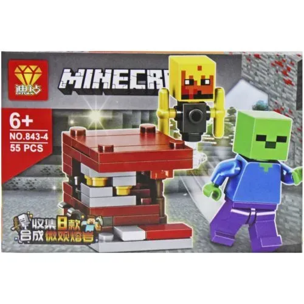 Конструктор, герої Minecraft 48-55 дет. (в асортименті)
