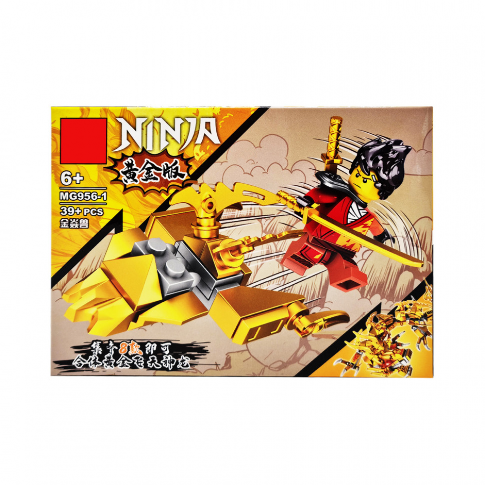 Конструктор дитячий NINJAGO MG956 із фігуркою героя від 40 дет (в асортименті)