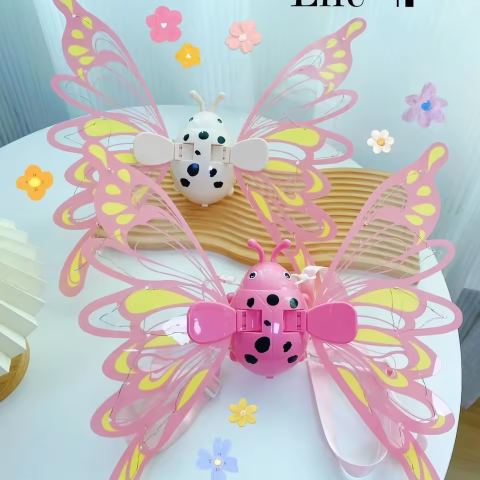 Крила іграшкові на батарейках світло звук рух