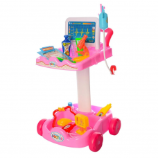 Лікар візок, 30,5-30-51см, інструменти, мікроскоп, окуляри, 2 види, в кор-ці, 49-35-15см /8/