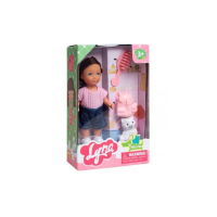 Лялька 12 см з тваринкою аксесуари (в асортименті) 4614