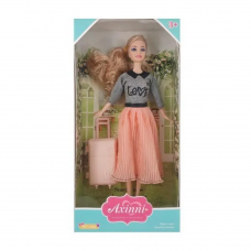 Лялька 29см 6340-6 з валізою 2в.кор.32,5*6*16 /96/