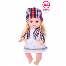 Лялька Оксаночка, 33см, музика-звук (укр), пісня, рахує, гра у схованки,вірш, мікс видів, на бат(табл), в рюкзаку, 21-28-14см /24/