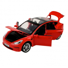 Машина мет. АВТОПРОМ 1:24 Tesla model 3, батар,світло,звук,відкр.двері,кор. 28*16*12,8см /12-2/