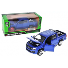 Машина мет. АВТОПРОМ 2кольори 1:30 Volkswagen Amarok, батар,світло,звук,відкр.двері,кор. 18*9*8см /48-2/