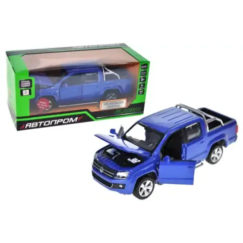 Машинка металева Volkswagen Amarok 1:30 АВТОПРОМ світло звук двері (В асортименті) 68365