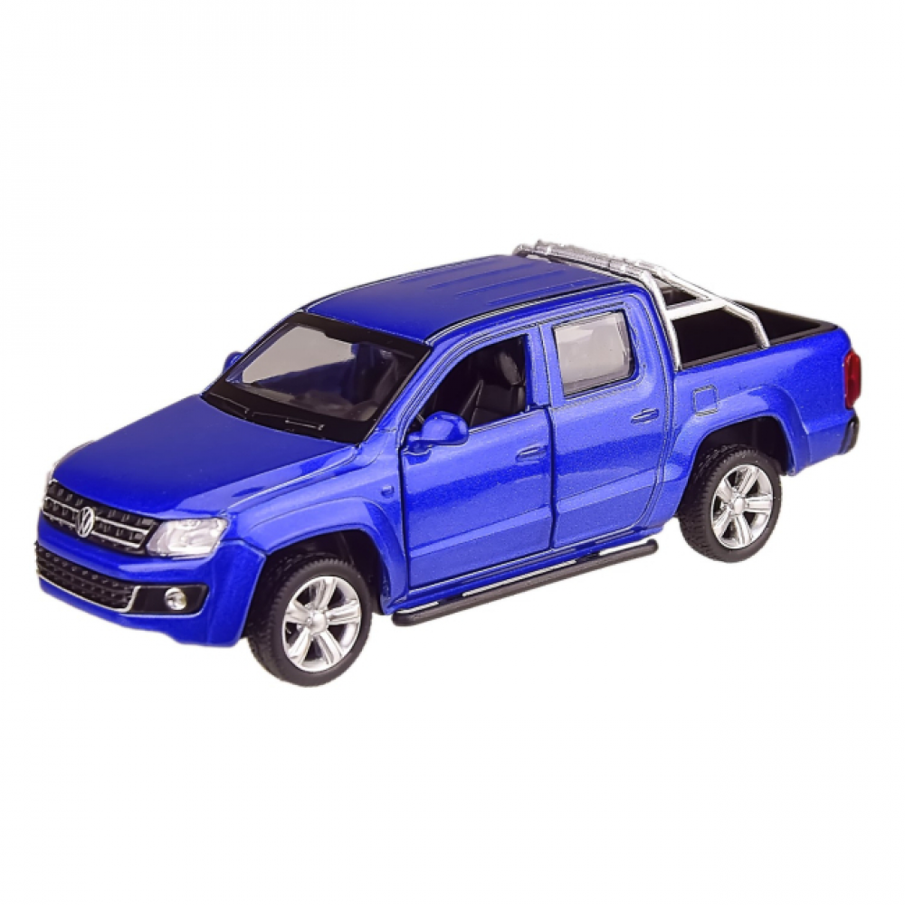 Машина мет. АВТОПРОМ,1:46 Volkswagen Amarok, 2 кольори, відкр.двері,в кор. 14,5*6,5*7 см /96-2/