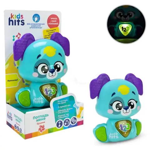 Музична іграшка Цуценя Kids Hits світло (В асортименті) KH19/002