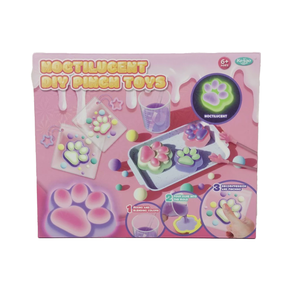 Набір для створення антистресів клей, форми, пакетики, аксесуари, в кор. /48-2/