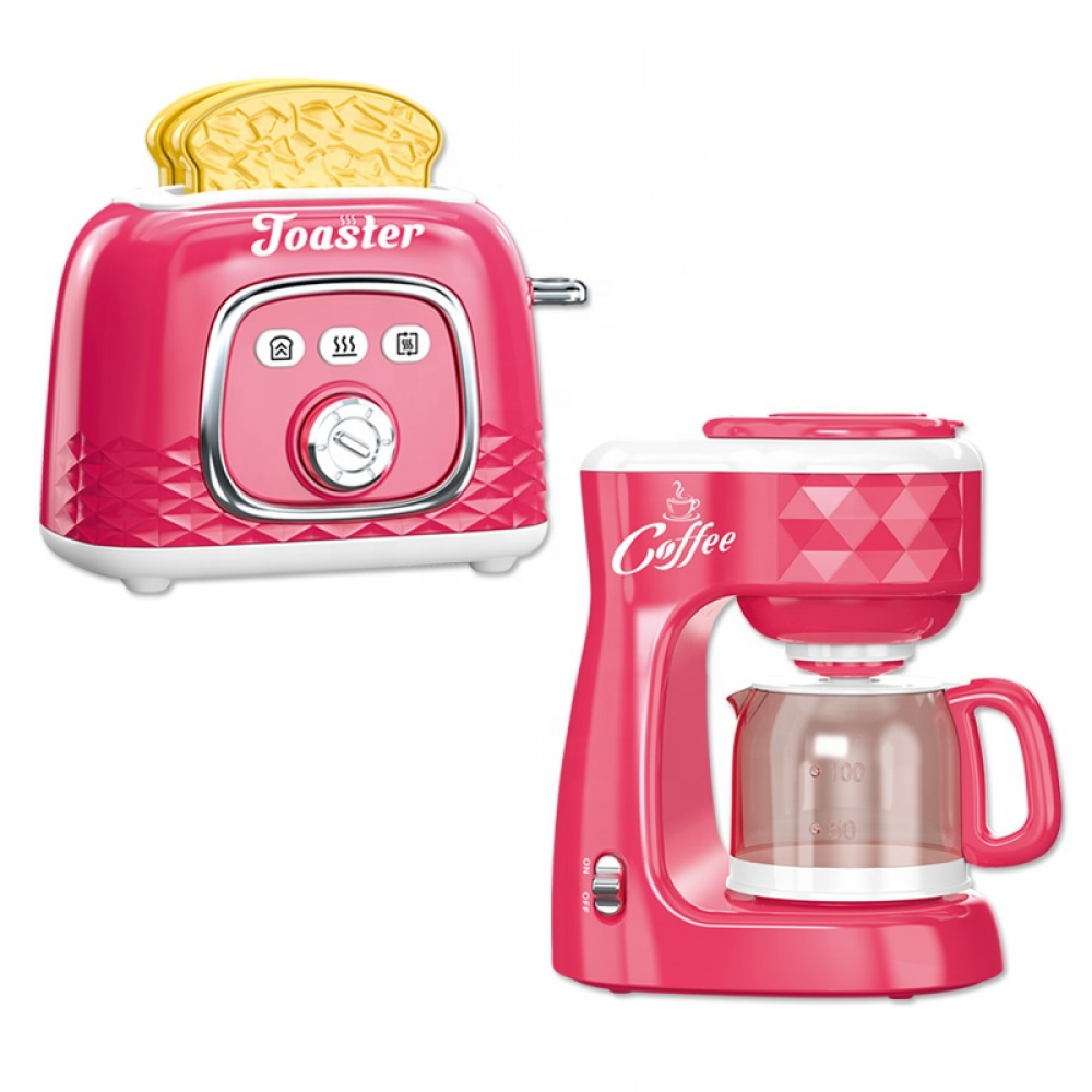 Набір побут.техніки 6864B кавоварка з тостером батар.муз.світ.2шт.в кор.35,6*9,6*20,2 /48/