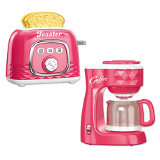 Набір побут.техніки 6864B кавоварка з тостером батар.муз.світ.2шт.в кор.35,6*9,6*20,2 /48/