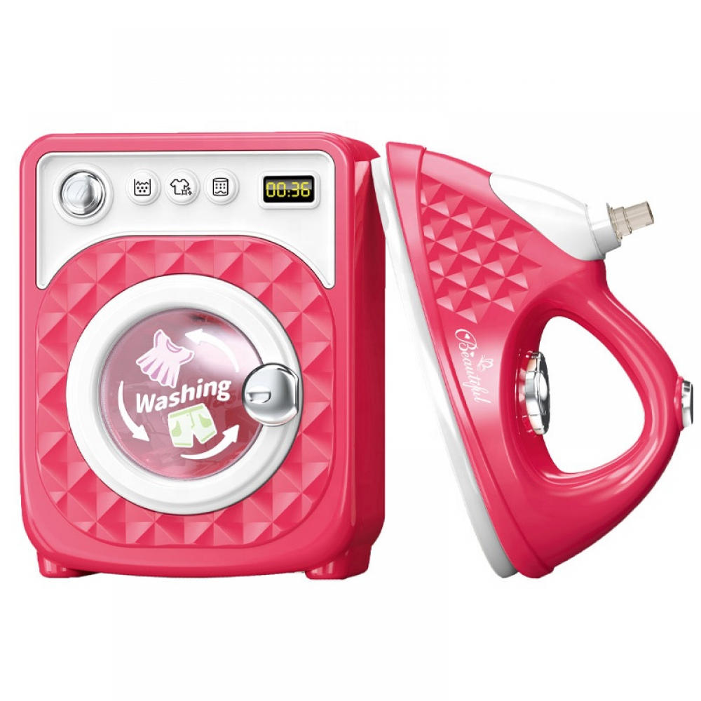 Набір побут.техніки 6867A пральна машина з праскою батар.муз.світ.2шт.в кор.33,1*9,9*21,4 /48/