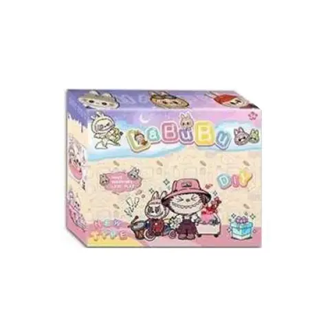 Набір прикрас LABUBU блискітки нігті наліпки косметичка пензлик фломастери (В асортименті) L5341