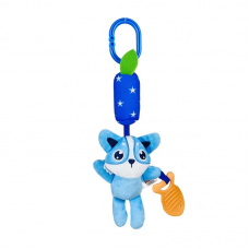 Підвіска м'яка від 34см, тваринки, гризунок, брязкальце, 4 види, в п/е, 19-17-5см /80/