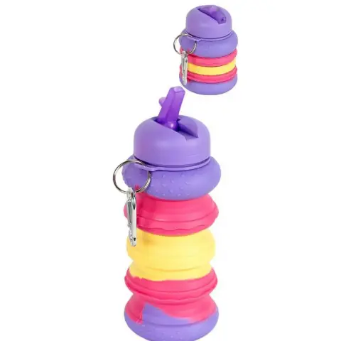 Пляшка складна силіконова 600 мл XY-7