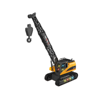 Будівельний кран на радіокеруванні масштаб 1:24 гусеничний хід автоматичний кран Z6824A