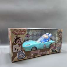 Р/К машинка "LABUBU" на липучці, від батар., світло, масштаб 1:18, гумові шини, в кор.30,5*12
