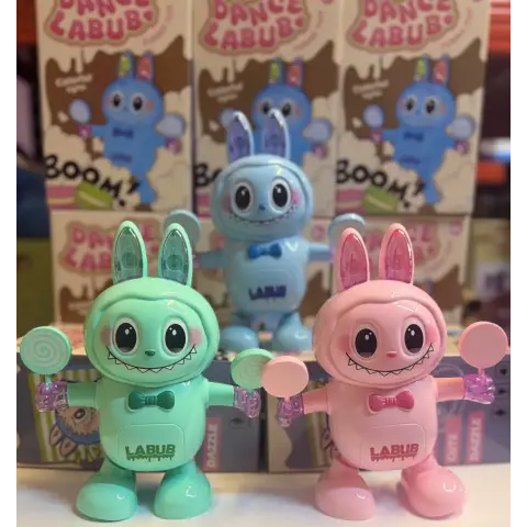 Тваринка музична LABUBU музика підсвічування танцює (В асортименті) 01-23