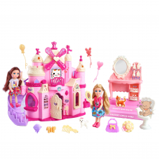 Будиночок з лялькою меблі, аксесуари, в кор. /8/