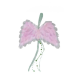 Игрушка на елку "Крылья ангела" 22*15см ,2цв.-роз.,бел.(60*12)