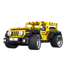 Конструктор "Автомобіль" 405 деталей, гумові шини, інерційний механізм, рухомі елементи 10111