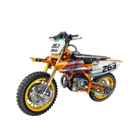 Конструктор Мотоцикл 475 деталей гумові шини H8704