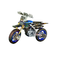 Конструктор Мотоцикл 498 деталей гумові шини H8706