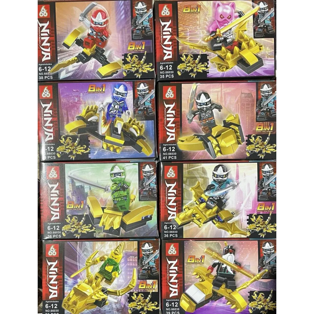 Конструктор нінзяго від 35 дет. (в асортименті)