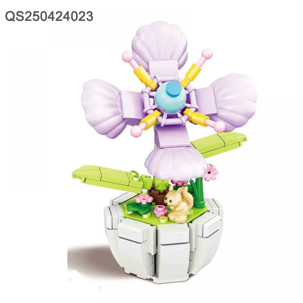 Конструктор квітка у горщику, від 142дет, (в асортименті)