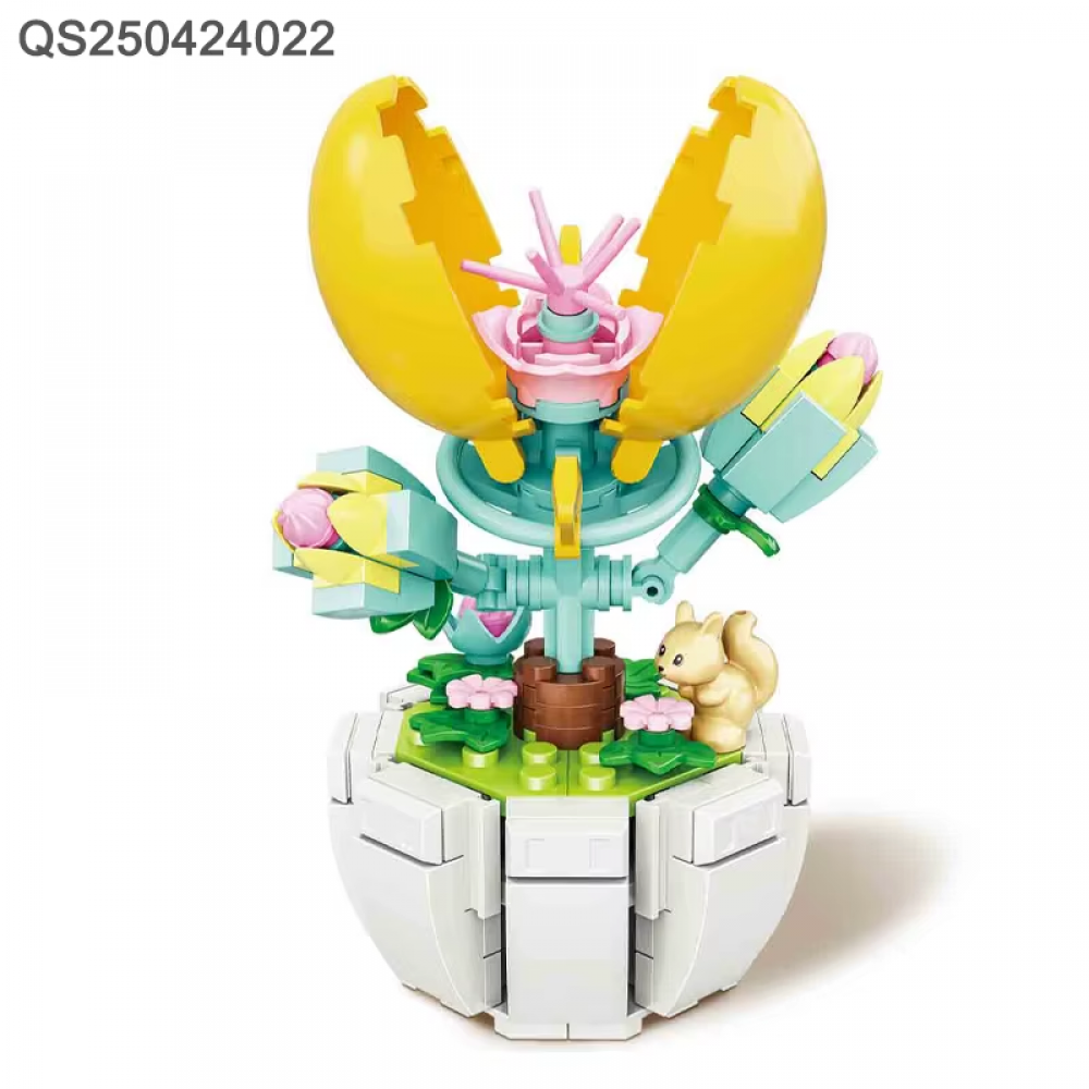 Конструктор квітка у горщику, від 142дет, (в асортименті)