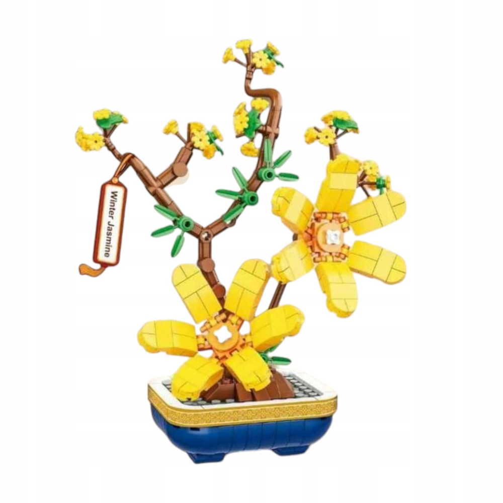 Конструктор квітка у горщику, від 325дет (в асортименті)