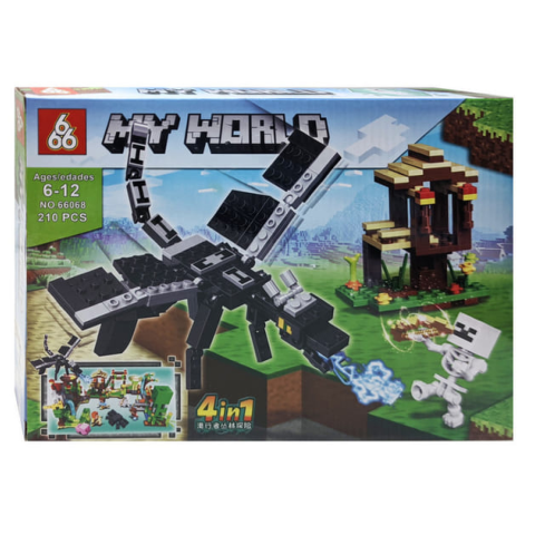 Конструктор Minecraft 204-210 деталей (В асортименті) 66068
