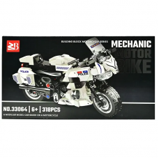 Конструктор поліція, транспорт, (мотоцикл 318дет, )