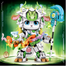 Конструктор робот-тварина, від 16,1см, від 547дет, 6 видів, в кор-ці, 22,5-31-8см /24/