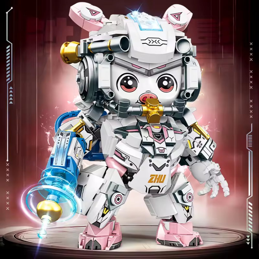 Конструктор робот-тварина, від 16,1см, від 547дет, 6 видів, в кор-ці, 22,5-31-8см /24/