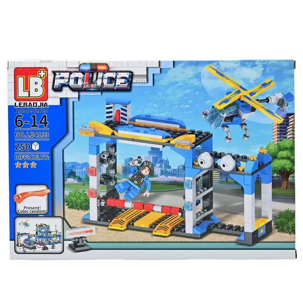 Конструктор Поліцейський відділок LB 4133, 4 види від 240 дет.