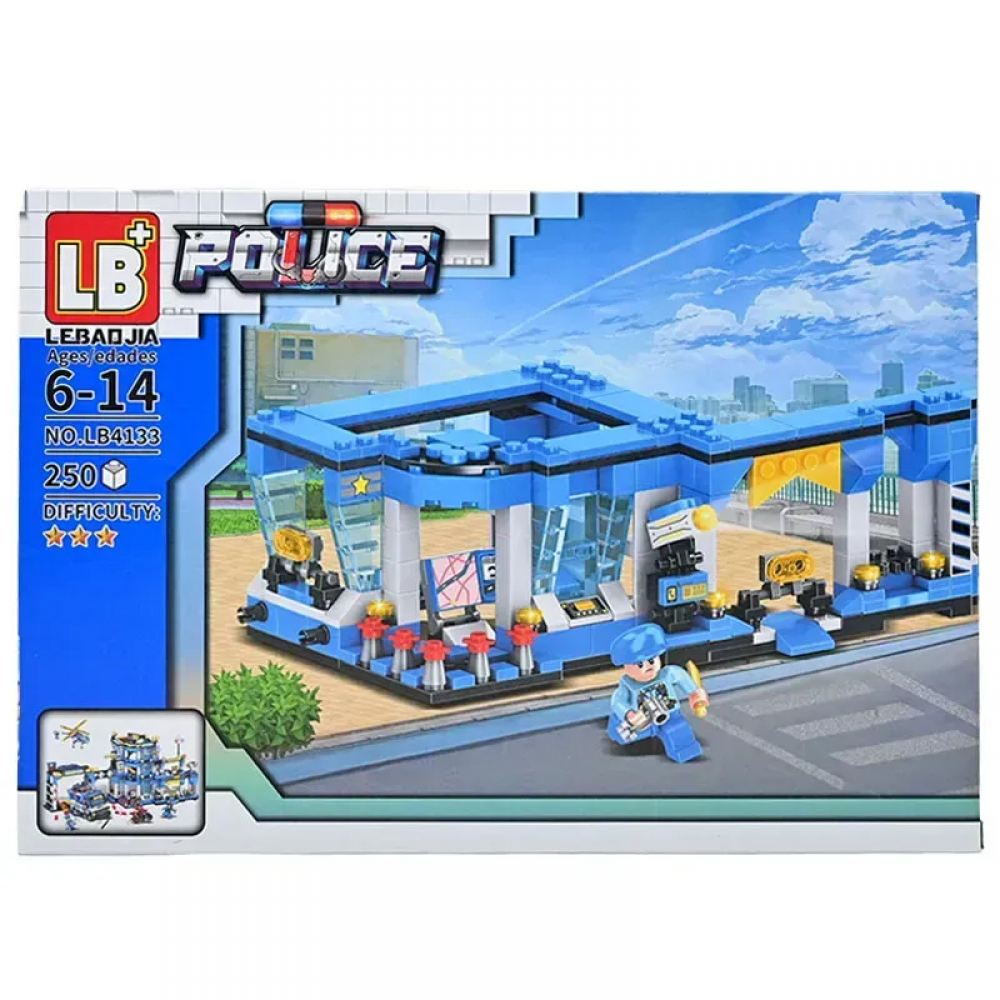 Конструктор Поліцейський відділок LB 4133, 4 види від 240 дет.