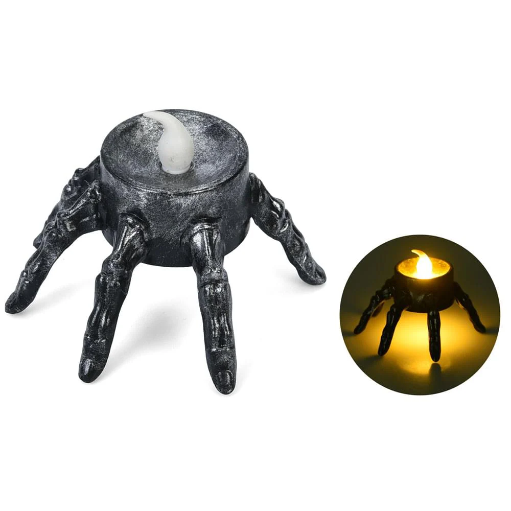 Лiхтарик рука, 8-6-8см, світло, Хелловін / Halloween, бат(табл), (2кольори) /8/96/12шт в кор. 25-17-6см