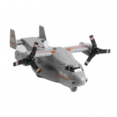 Літак "Військовий", 2 кольори, інерція, 2 положення гвинтів, звуки роботи гвинтів, підсвічування носа і хвоста, в кор. /30/