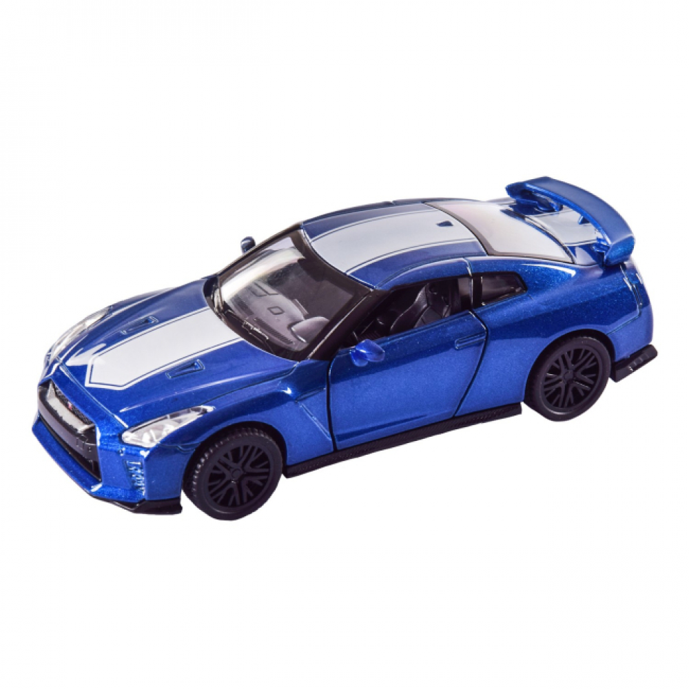 Машина мет. АВТОПРОМ 2 кольори 1:42 Nissan GT-R (R35),відкр..двері, кор. 14,5*6,5*7см /96-2/