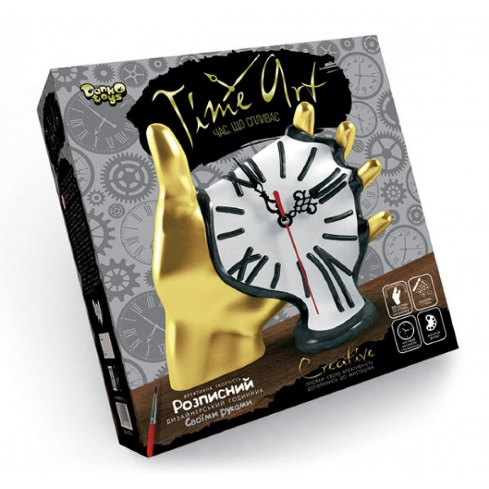 Набір креативної творчості "Time Art" Годинник своїми руками рос/укр (5) Danko Toys