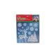 Наклейка об'ємна Новий рік біла 20×26,5 см (В асортименті) ST-4424